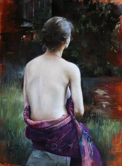 欣赏美国艺术家玛拉莱特(mara light)人体油画中的女性