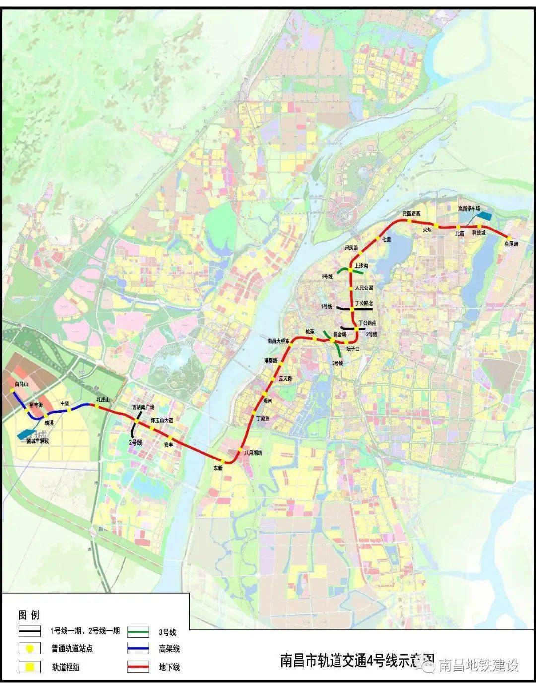 南昌地铁4号线 一期所有车站主体结构全部封顶; 2021年4月29日,南昌
