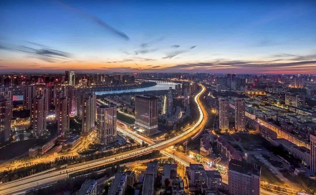 沈阳市二环和三环街交汇夜景!