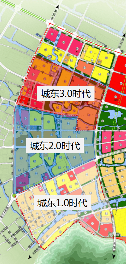 2013年平阳提出城东新区规划新蓝图,标志着城东迈入早期发展的1.