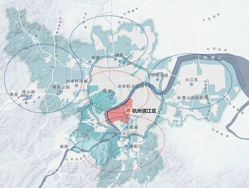 杭州滨江区城市设计出炉,4大重点片区与三江汇发展有关