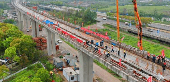 滁宁城际铁路开始铺轨!2023年计划试运营