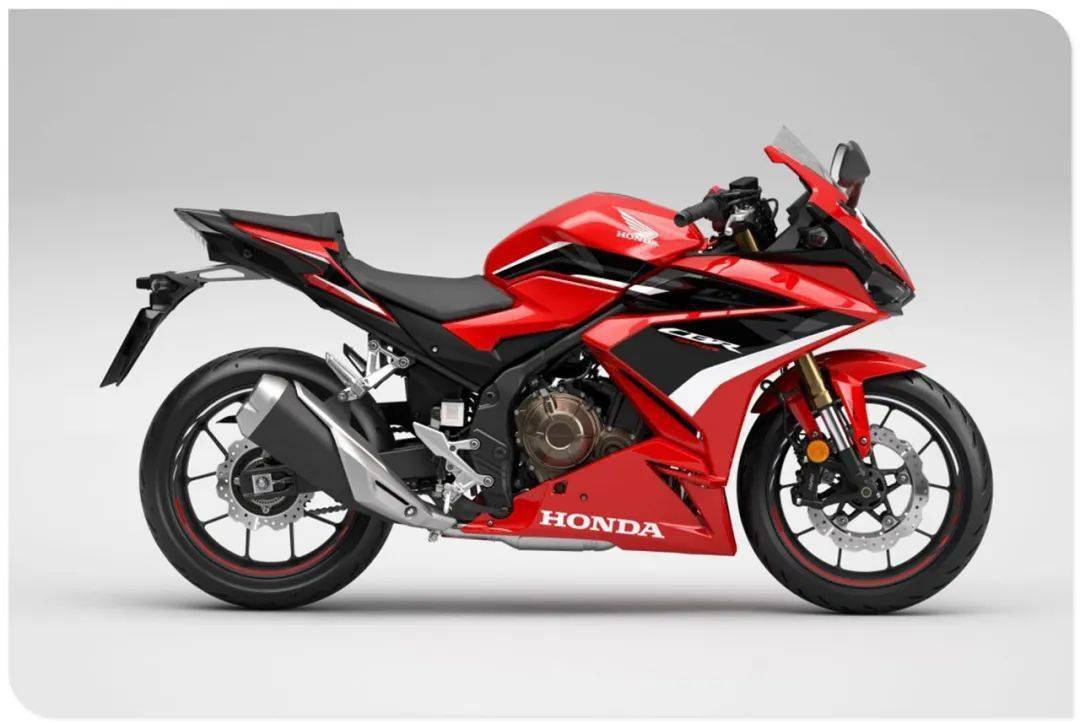 honda2022cbr500r改款发表倒叉双碟上身跑格dna全面进化