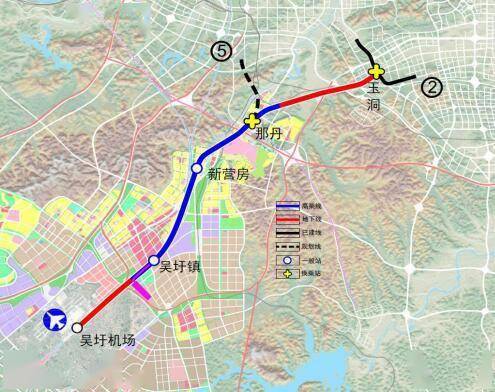 定了!南宁轨道交通机场线5个站点公布