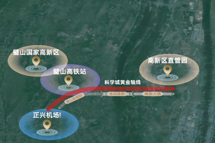 站前壹号,抢占科学城新金开大道高铁新城价值高地_璧山