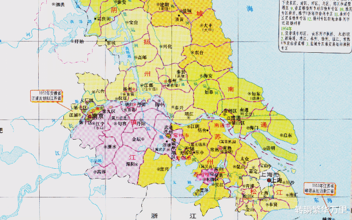 江苏与上海的区划调整当年的10个县为何都分给了上海