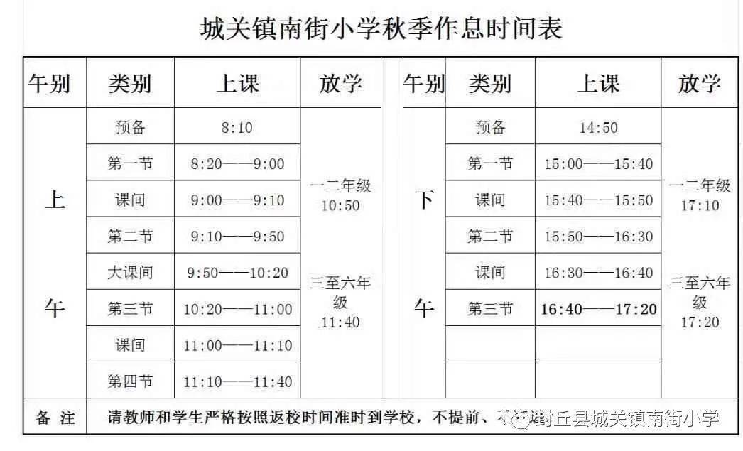 扩散封丘多所小学发布通知各年级开学返校时间公布广大师生家长速看