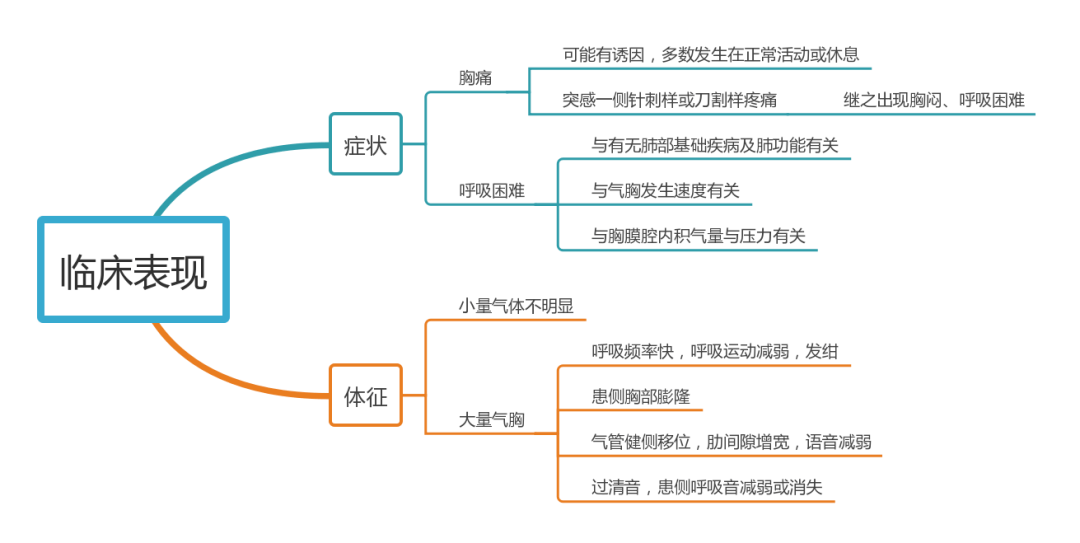 一个案例8张思维导图让你轻松学会气胸的护理