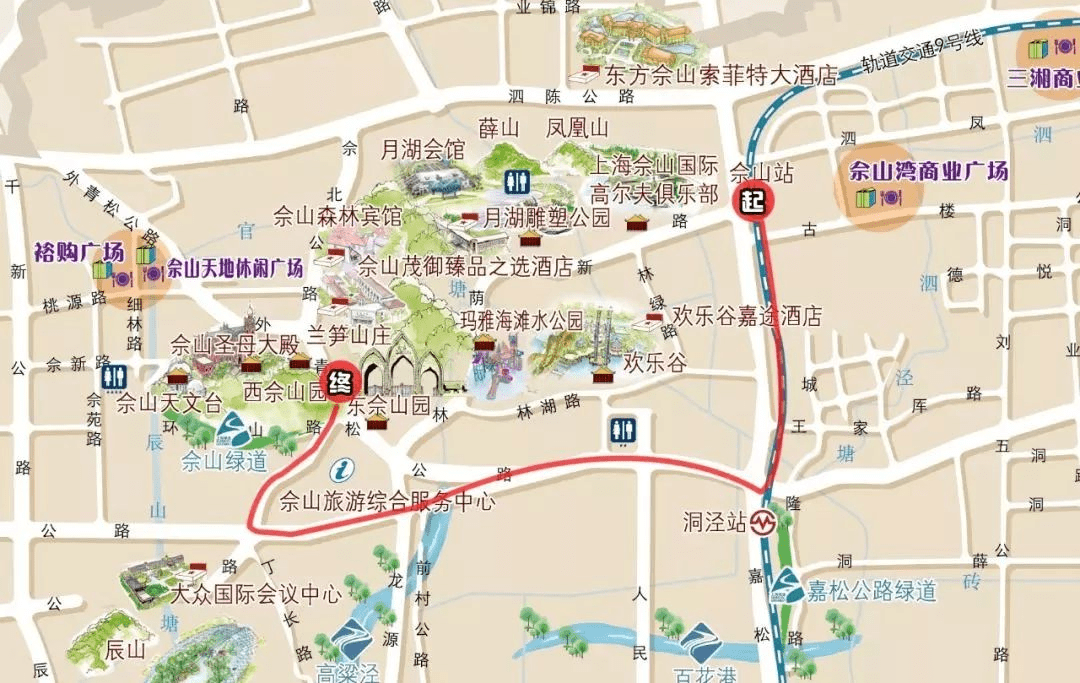 停车攻略!"中秋"游佘山,请收好这份出行指南