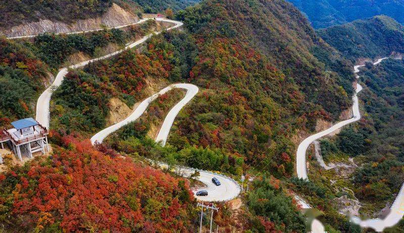 行走金寨中国红岭公路体验华东最美自驾线路