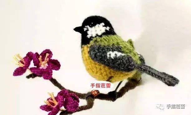 栩栩如生的针织小鸟 你见过吗?(下)