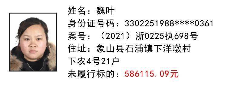 象山这38名"老赖"被实名曝光!你认识吗?