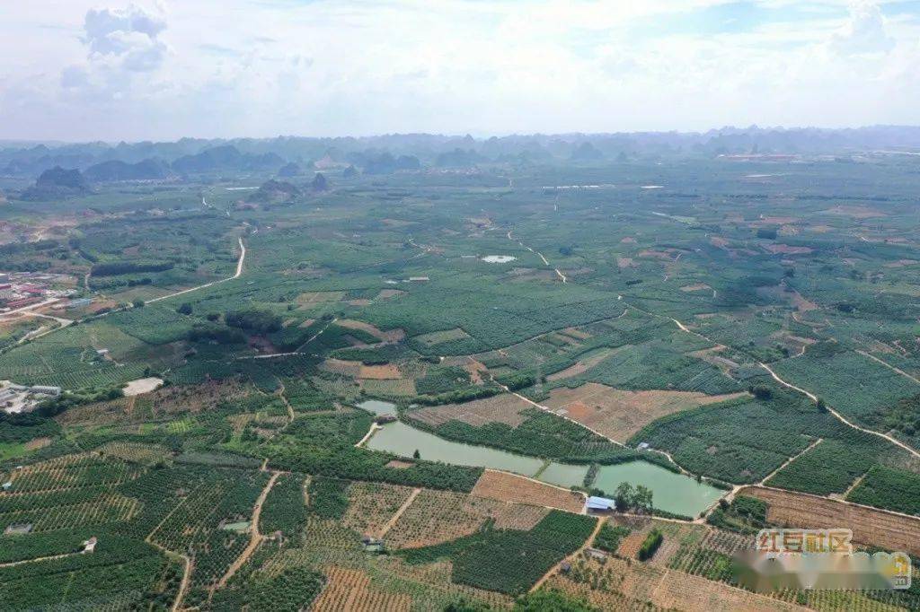 航拍武鸣双桥高新区武鸣飞地园区伊岭