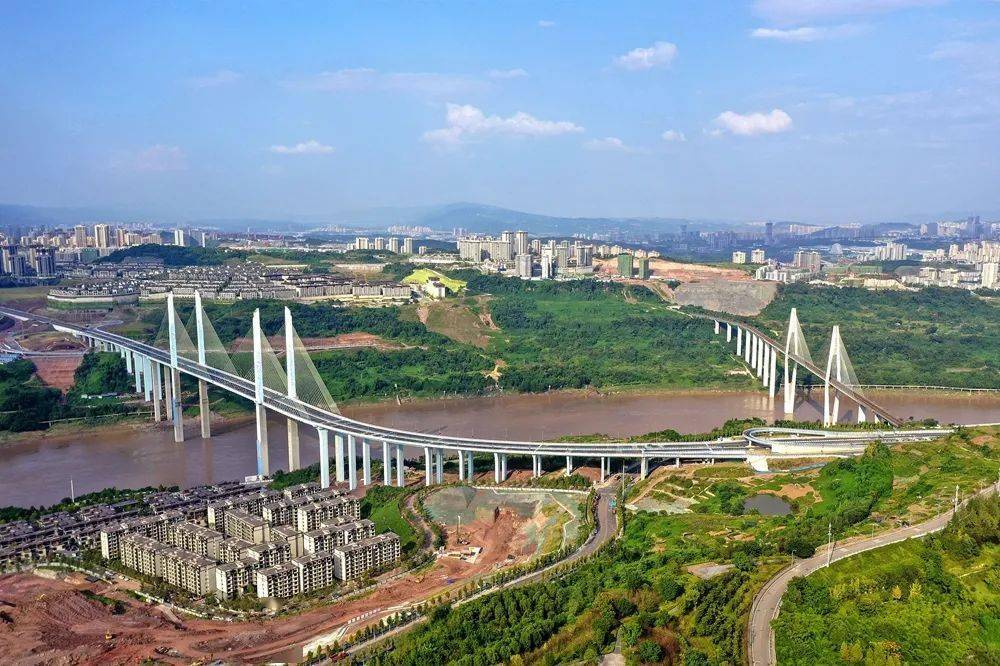 蔡家嘉陵江大桥竣工通车,图/视觉中国,id/vcg111351362027,作者/签约