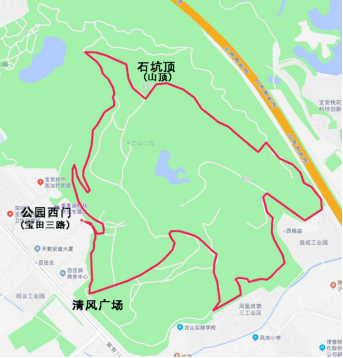 10月16日平峦山公园徒步,登上山顶观赏铁岗水库美景