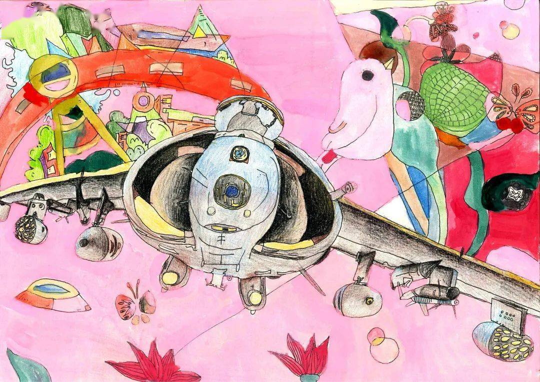 金堂小学生作品亮相珠海航展屏幕!_航空