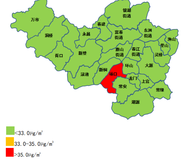 富阳24个乡镇(街道)空气质量排名出炉