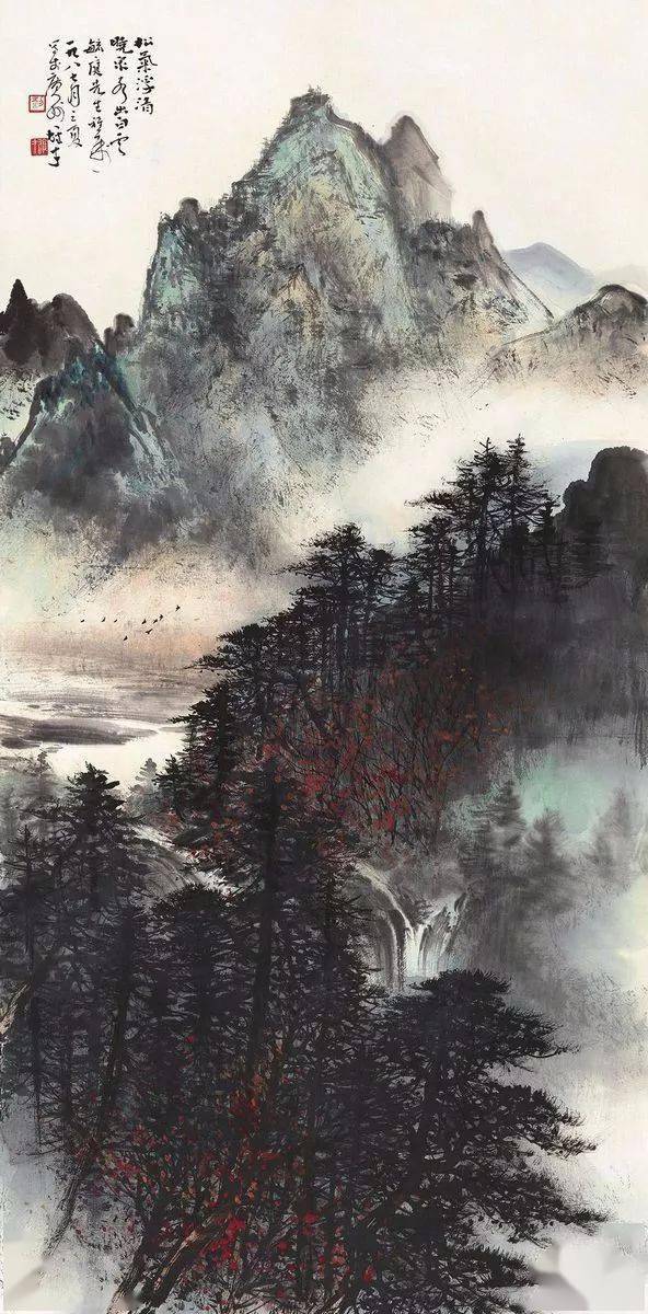 岭南画派大师黎雄才山水画110幅 收藏了