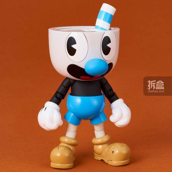 1000toys cuphead 茶杯头 马克杯人 可动人偶手办潮玩