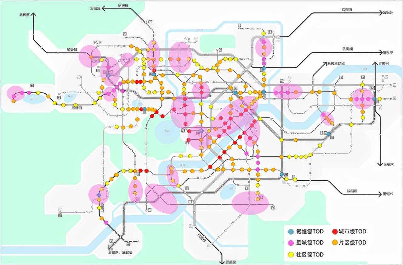 杭州市轨道交通tod规划发布!最新轨道交通图来了