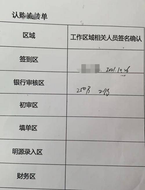 认购表上,