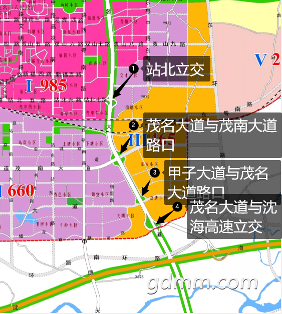 今早茂名大道6车刮碰引发大堵!网友:是时候这样升级与改造了