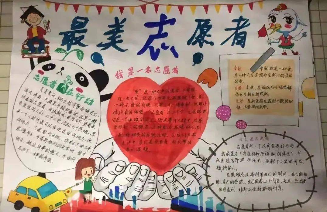 举办首届"疫情最美志愿者"手抄报活动,以绘画的形式展示社团的风采