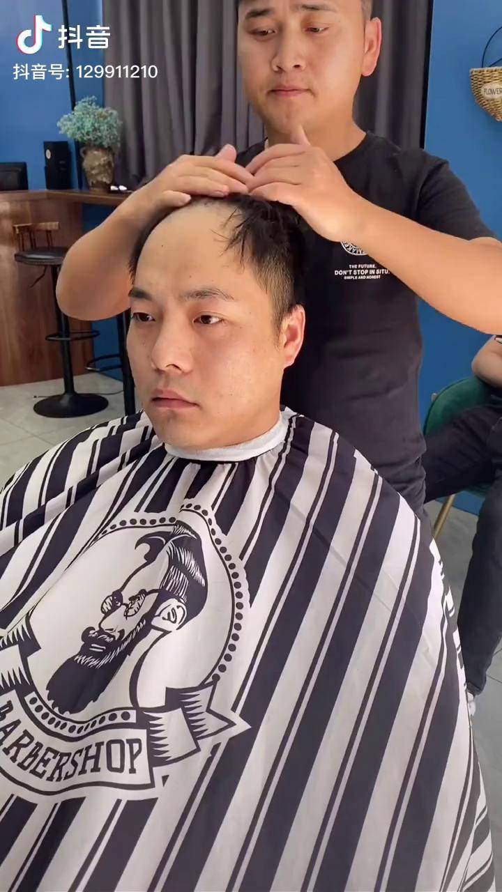 m发型先救星发量增密烫什么都不说音乐起男士发型男士烫发barbershop