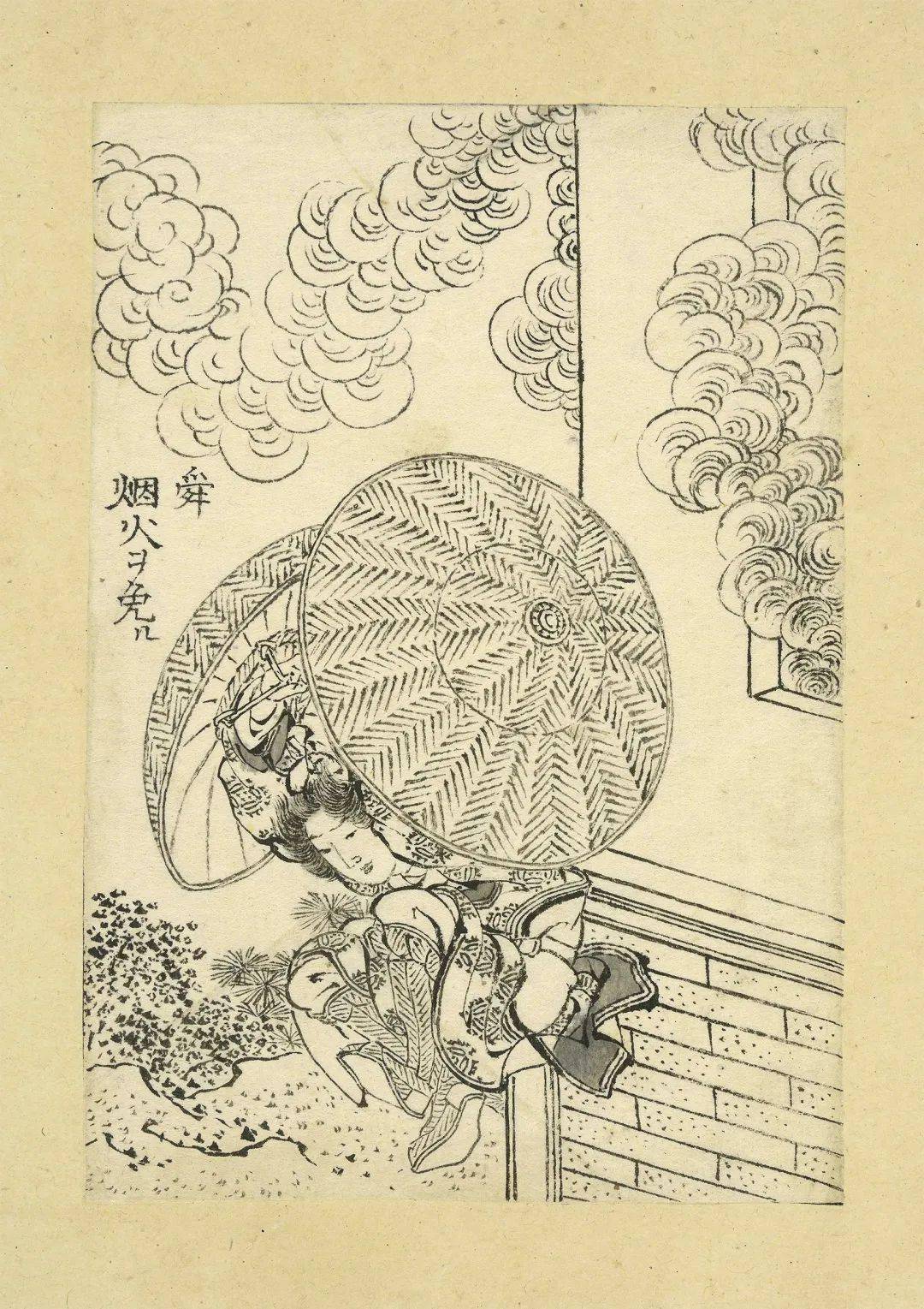 日本大师的白描,果然._葛饰北斋_人物_绘本