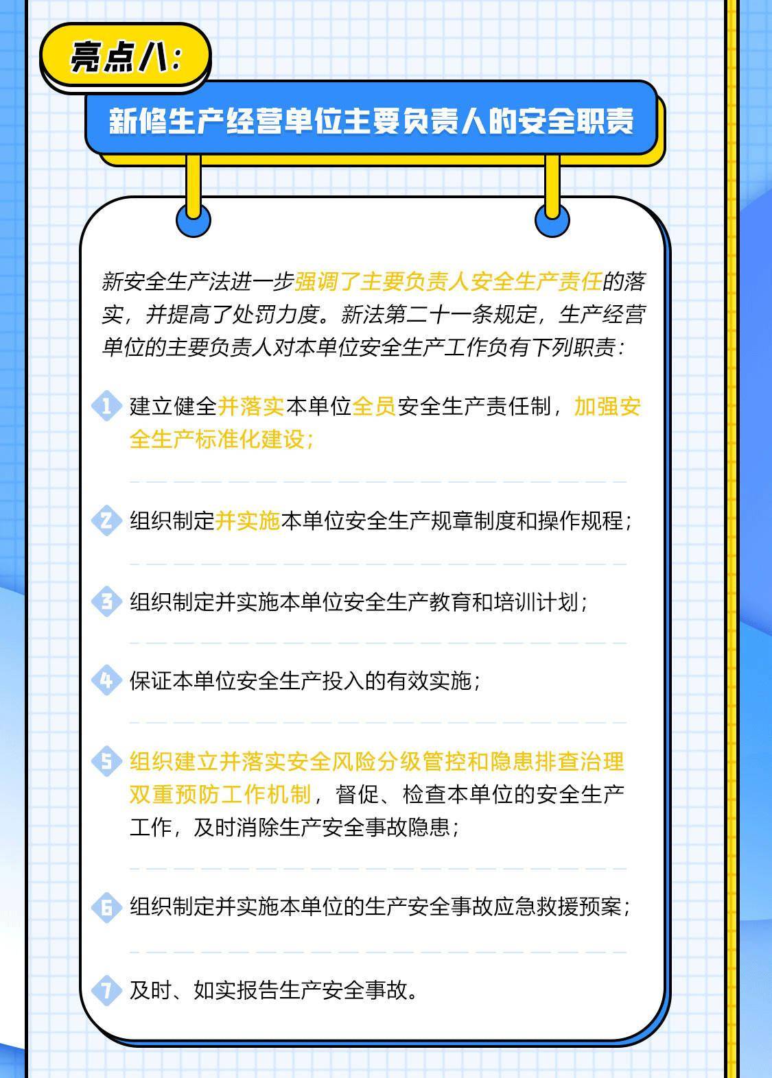 一图读懂新安全生产法十大亮点