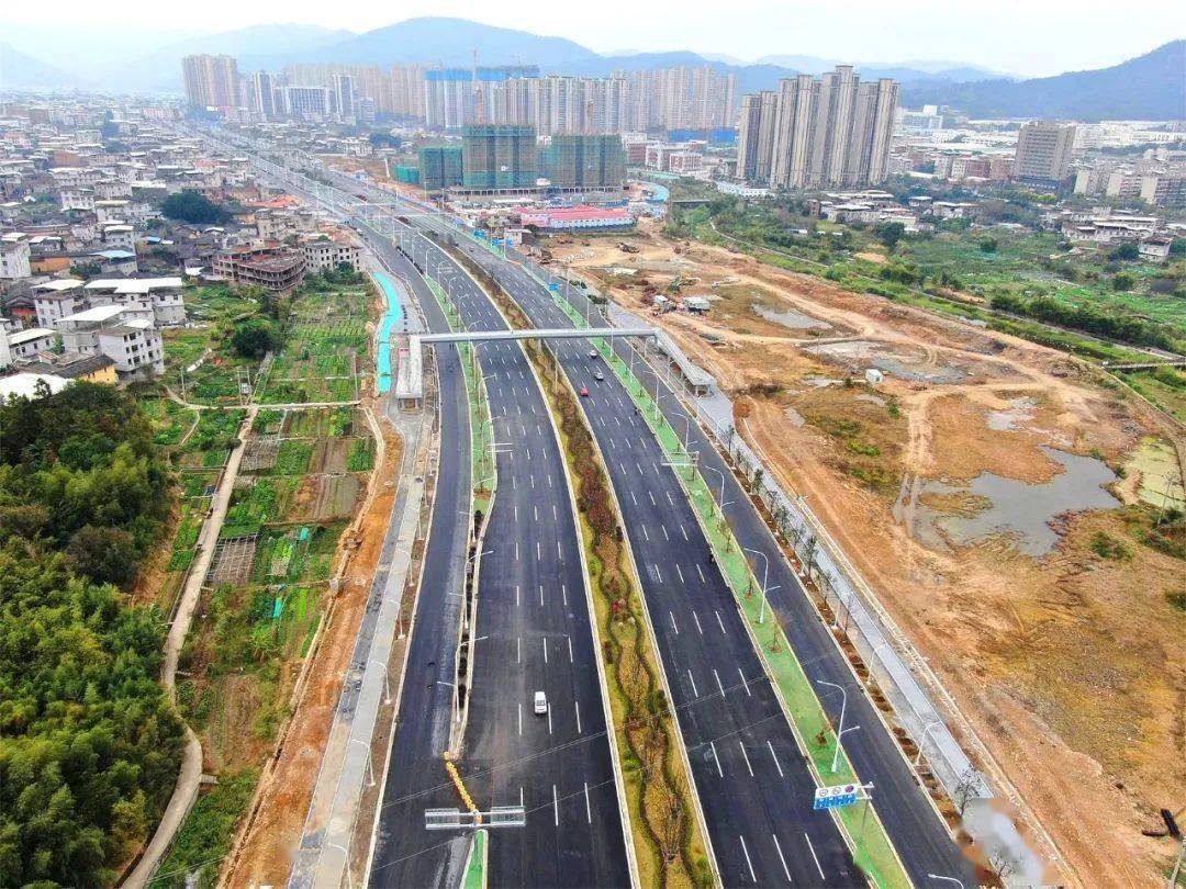 龙岩大道南段二期今日通车!_建设_城市_设施