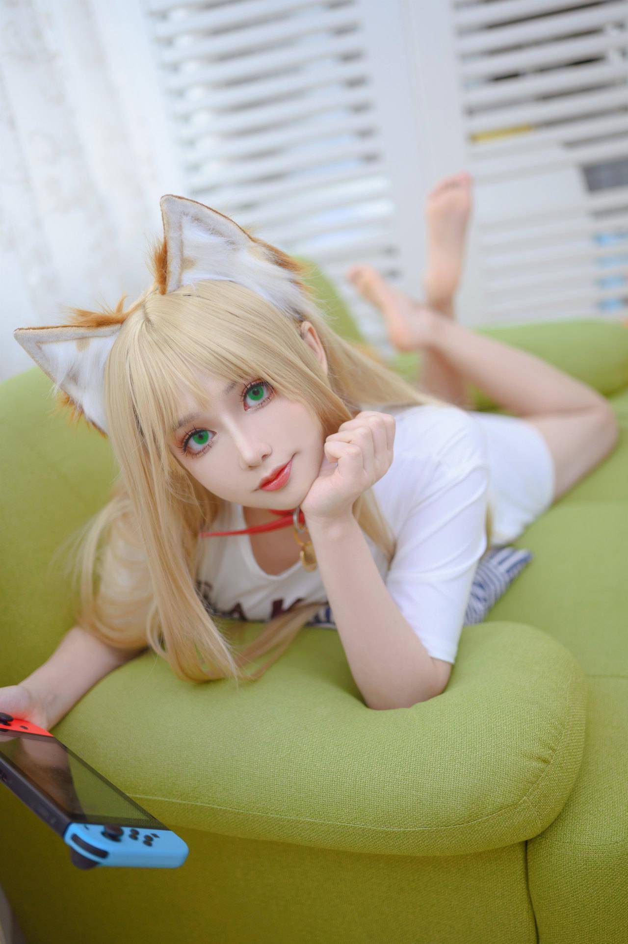 黄豆粉猫娘cosplay