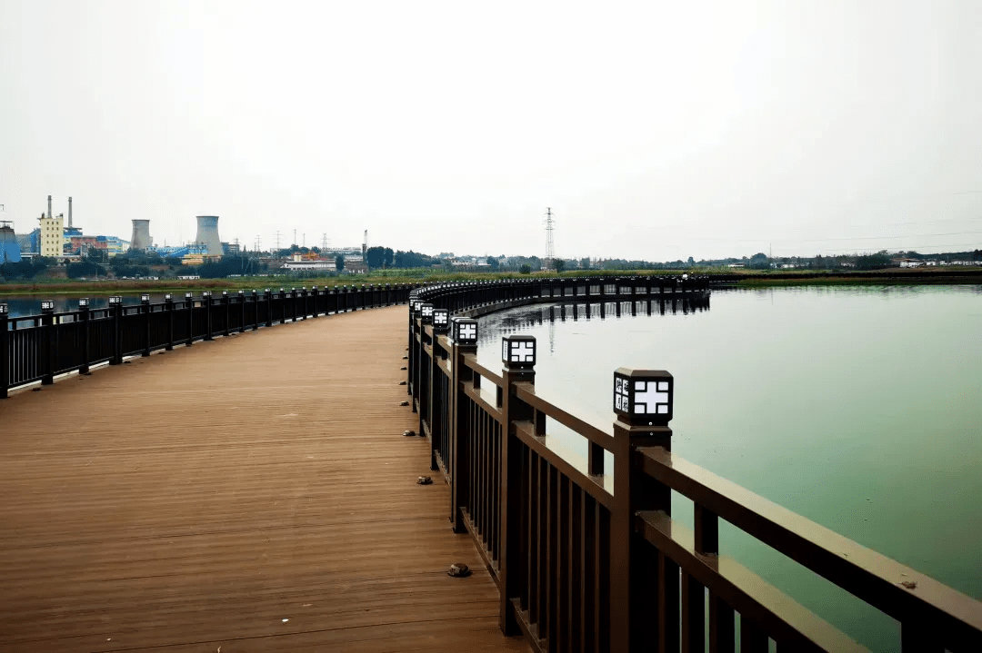 网红浮桥助力采煤塌陷区变身省级重点旅游目的地