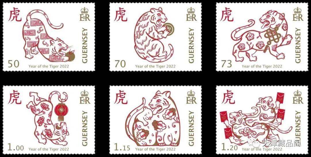 大开眼界世界各地发行的虎年生肖邮票欣赏