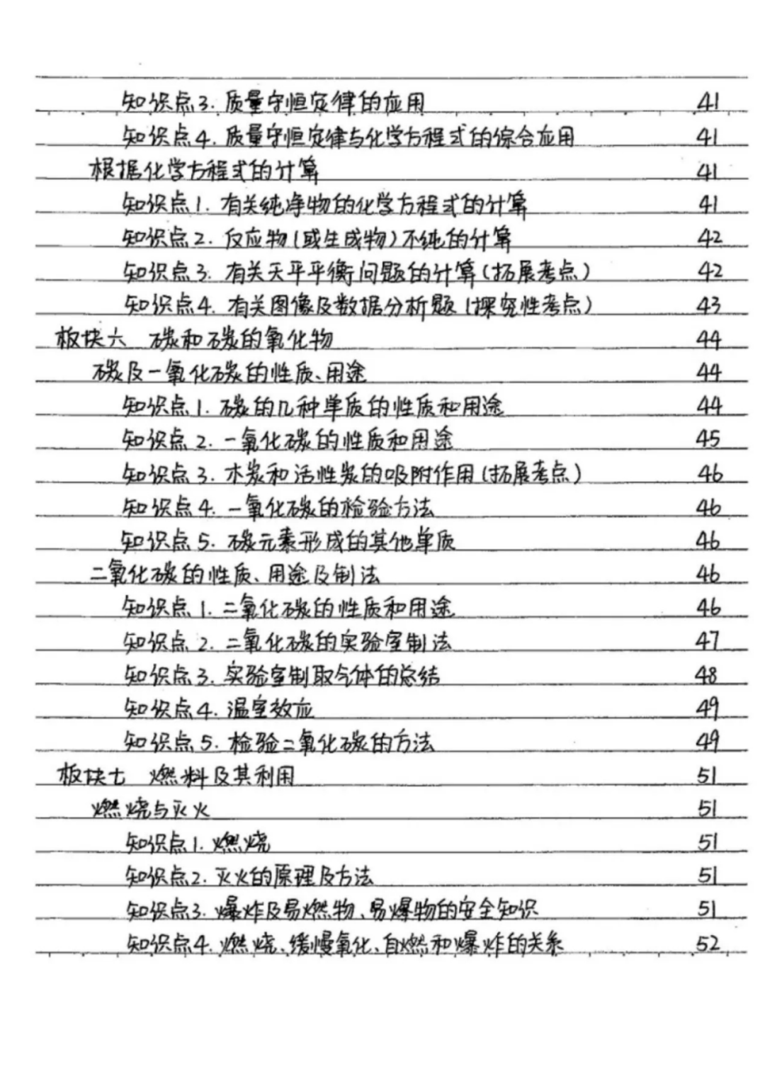 131页初中化学学霸笔记整理手写版涵盖重点知识学习技巧