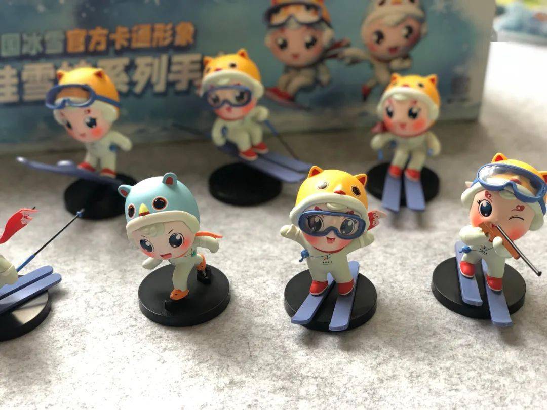 中国冰雪系列盲盒手办冰娃雪娃助力冬奥值得珍藏