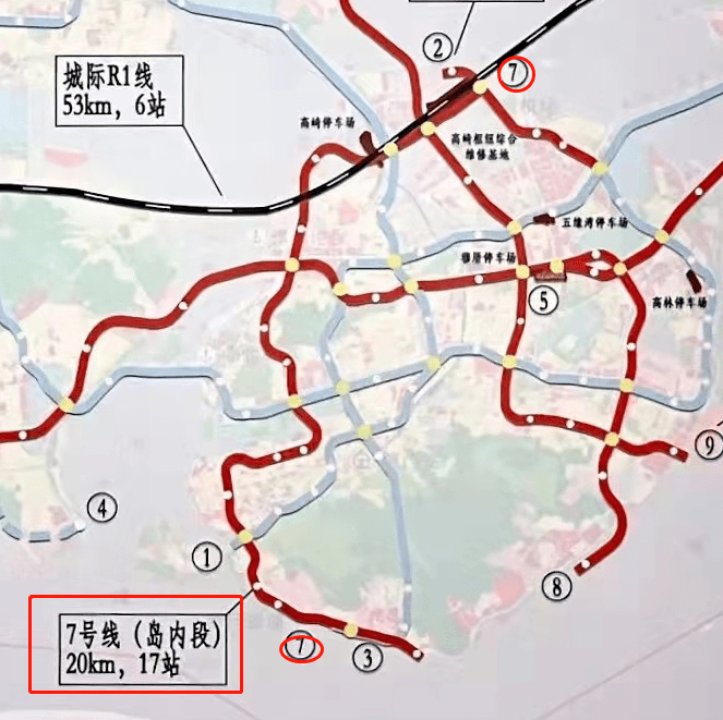 厦门地铁2,4,5,7,8,9号线曝新规划