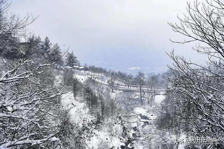 汉中大汉山近郊的极致雪景