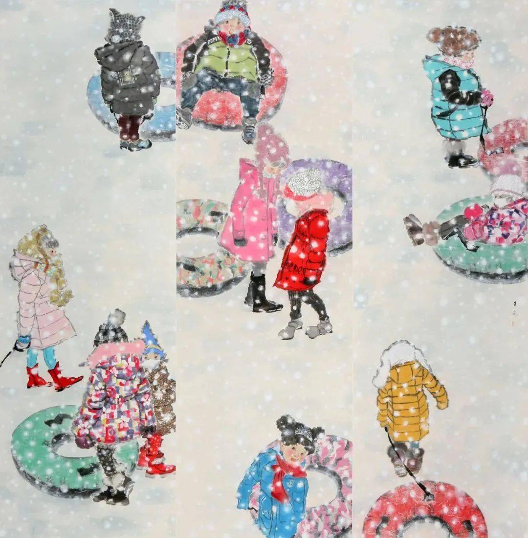 艺术世界心物交融67王岚人物画