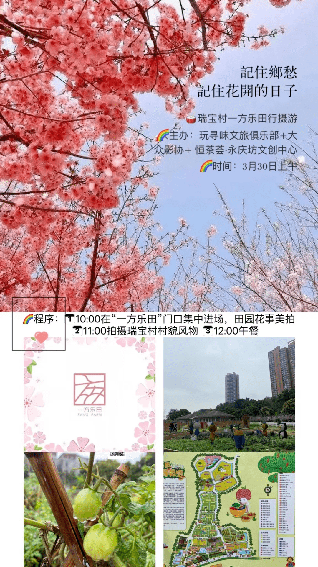 玩寻味特约之记住乡愁$88广州瑞宝村一方乐田行摄影一日游