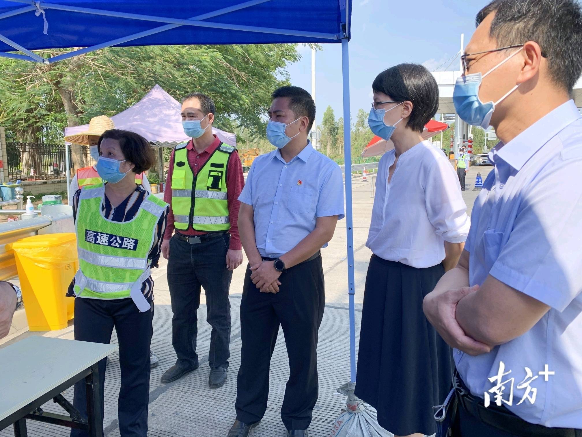 柯燕到阳茂,阳阳高速各收费站督导疫情防控工作_阳江市_生产_防疫