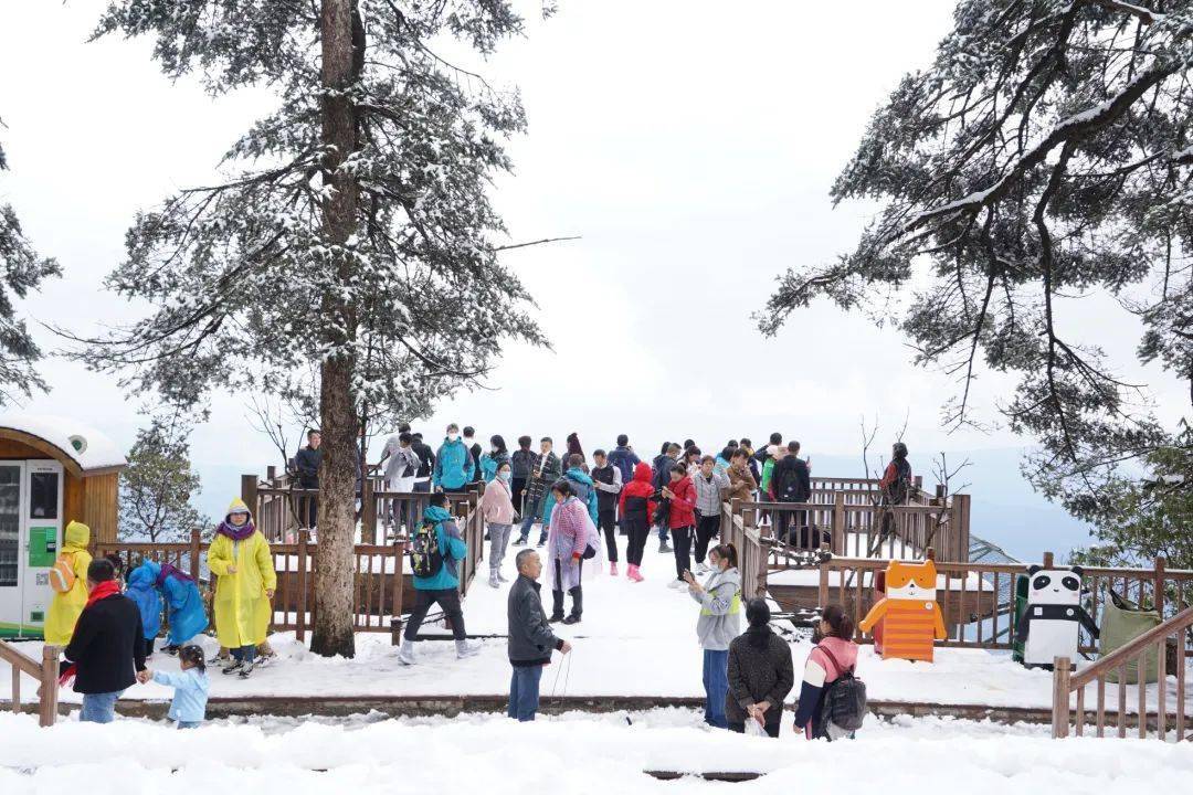 瓦屋山五一假期这场雪好厚呀5月赏雪也很适合呢