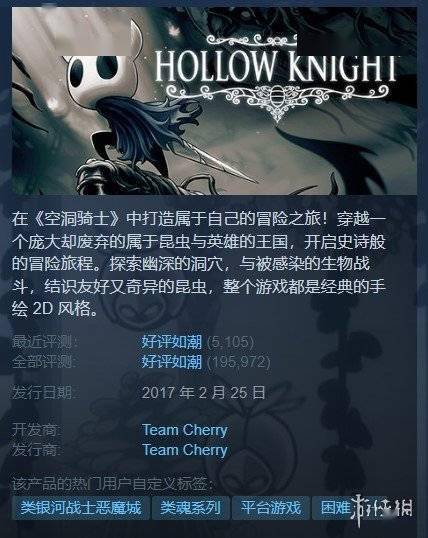 steam每日特惠大表哥2又半价空洞骑士4折