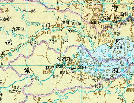 湖南省常德市建置沿革史_武陵郡_沅陵县_临沅