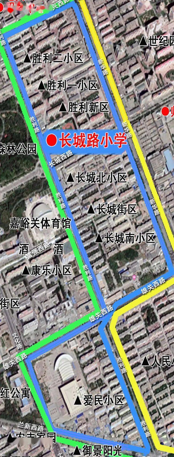 图解|嘉峪关市2022年中小学划片招生范围_街区_小区_铁西路