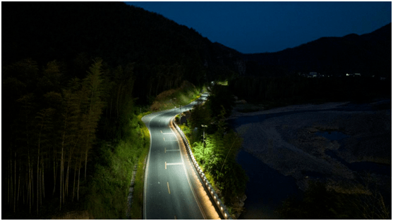 "皖南川藏线"夜景亮化提升改造工程从苏红村入口至桃岭宁国入口.