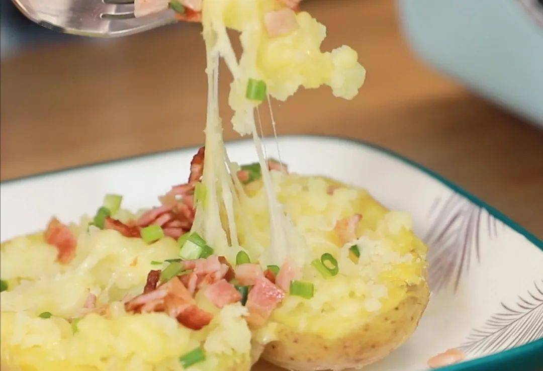 微波炉版芝士焗土豆真香