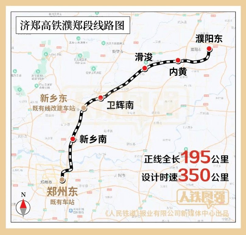 济郑高铁濮郑段于6月20日开通,河南"米"字形高铁网成型亚洲最大铁路