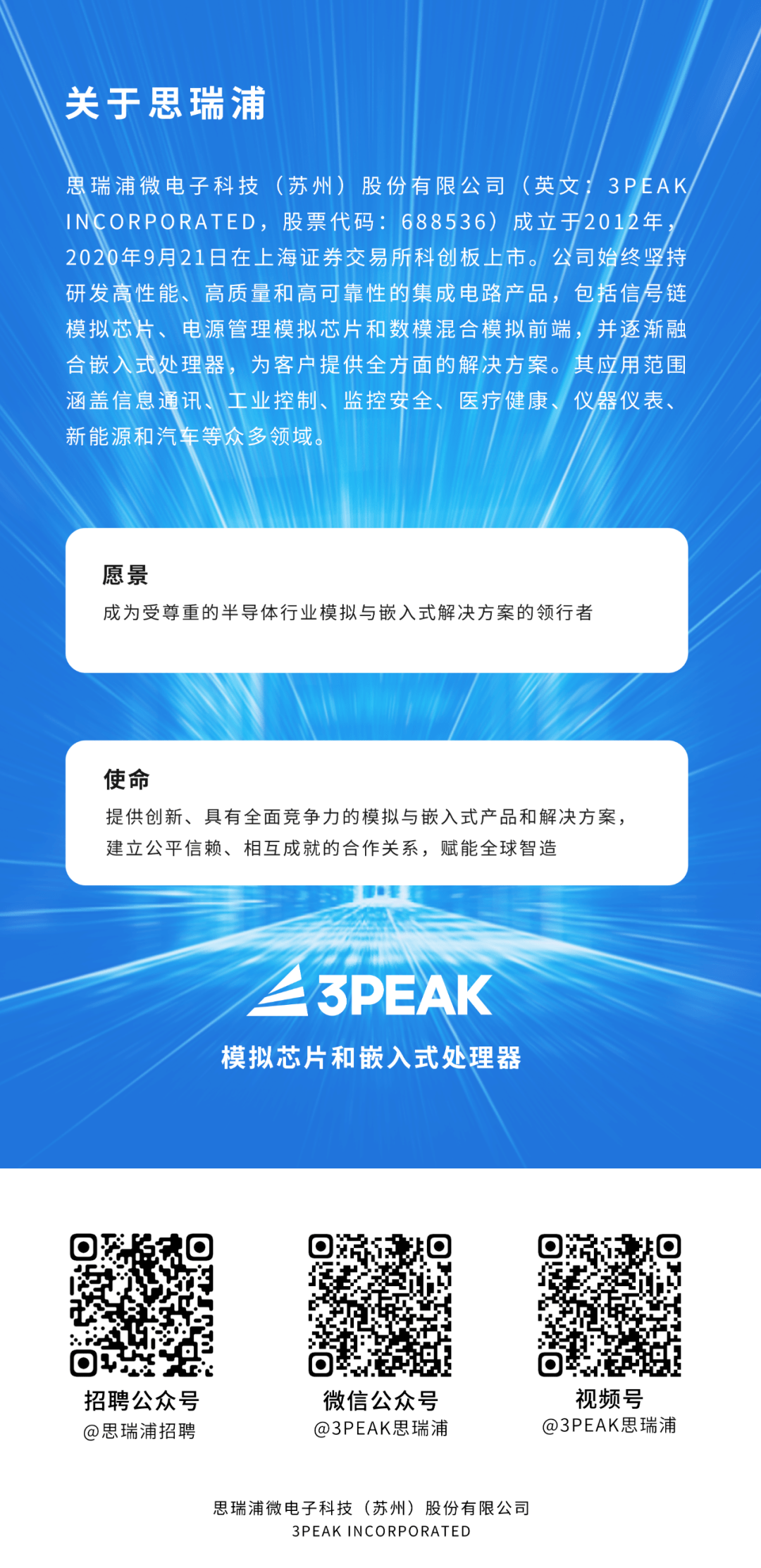 思瑞浦适用于各个方案模块的产品推荐