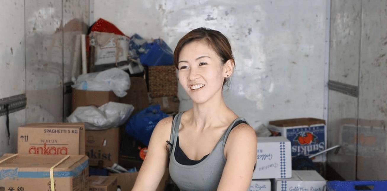 在朱芊佩看来,搬运货物的工作唯一不足的就是解决